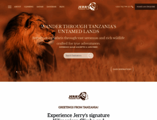 jerrytanzaniatours.com screenshot