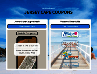 jerseycapecoupons.com screenshot