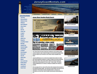 jerseycoastrentals.com screenshot