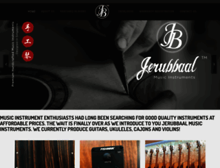 jerubbaalmusicinstruments.com screenshot