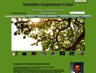 jerusalemacupuncture.co.il screenshot