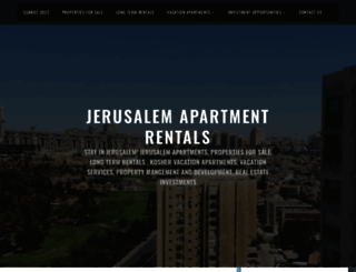 jerusalemapartmentrentals.com screenshot