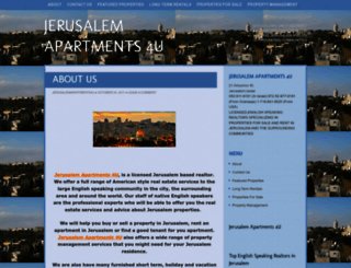 jerusalemapartments4u.wordpress.com screenshot