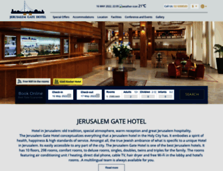 jerusalemgatehotel.com screenshot