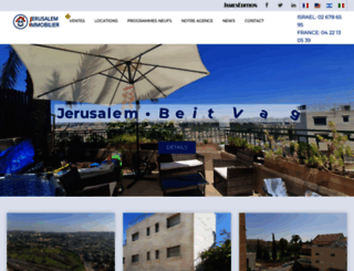 jerusalemimmobilier.com screenshot