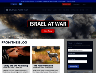 jerusalemprayerteam.org screenshot