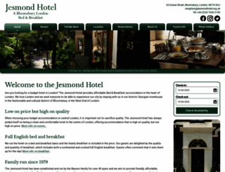 jesmondhotel.org.uk screenshot