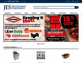 jesrestaurantequipment.com screenshot
