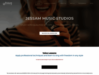 jessammusicstudio.com screenshot