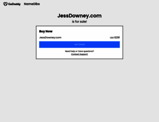 jessdowney.com screenshot