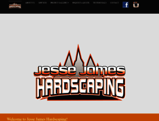 jessejameshardscaping.com screenshot