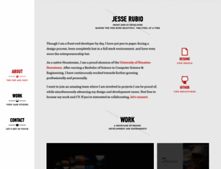 jesserubio.com screenshot