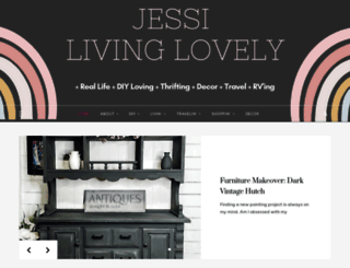 jessilivinglovely.com screenshot