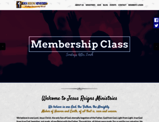 jesusreignsministries.net screenshot