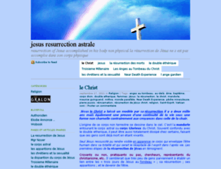 jesusresurrectionastrale.wordpress.com screenshot