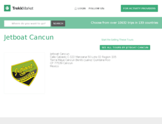 jetboatcancun.com screenshot