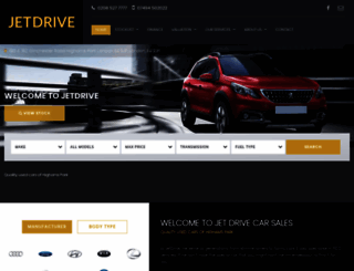 jetdrivecars.co.uk screenshot