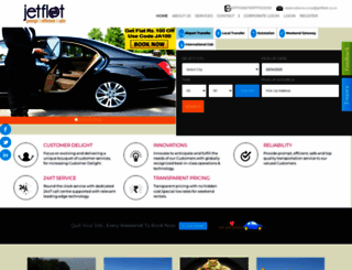 jetfleet.co.in screenshot