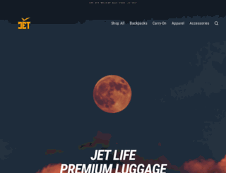 jetlifeluggage.com screenshot