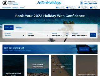 jetlineholidays.com screenshot