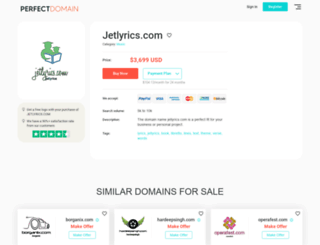 jetlyrics.com screenshot