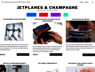 jetplanesandchampagne.com screenshot