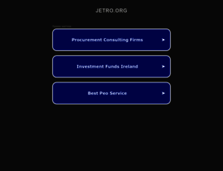 jetro.org screenshot