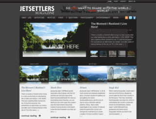 jetsettlersmag.com screenshot