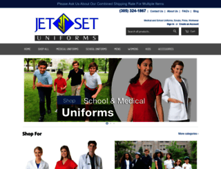 jetsetuniforms.com screenshot