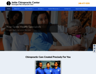 jettiechiropracticcenter.com screenshot