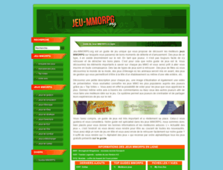 jeu-mmorpg.org screenshot