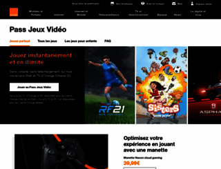 jeu.orange.fr screenshot