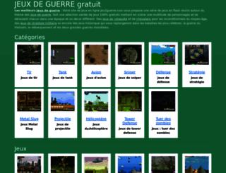 jeu2guerre.com screenshot