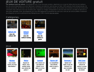 jeu2voiture.com screenshot