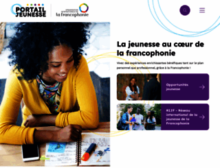 jeunesse.francophonie.org screenshot