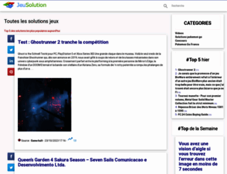 jeusolution.com screenshot