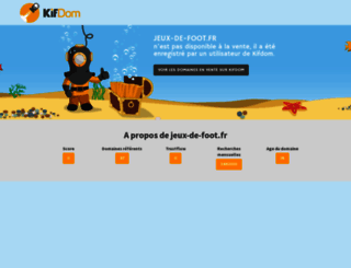jeux-de-foot.fr screenshot