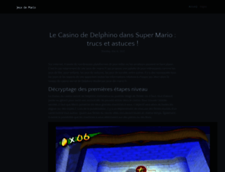 jeux-de-mario.fr screenshot
