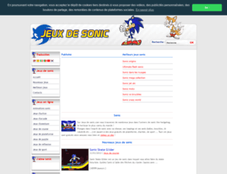 jeux-de-sonic.com screenshot