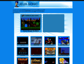 jeux-sonic.fr screenshot
