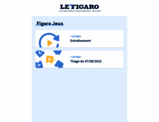 jeux.lefigaro.fr screenshot