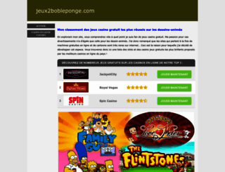jeux2bobleponge.com screenshot