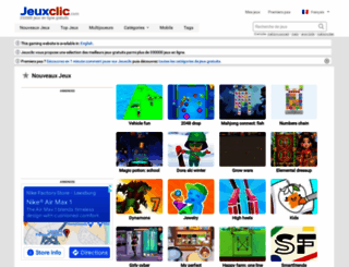 jeuxclic.com screenshot
