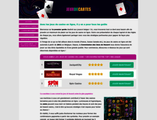 jeuxdecartes.org screenshot
