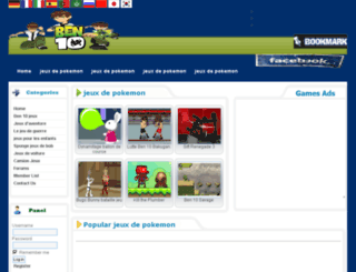 jeuxdepokemon.org screenshot