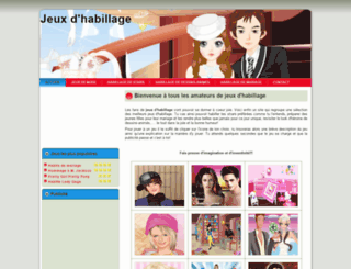 jeuxdhabillage.org screenshot
