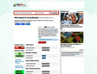 jevcmultimedia.com.mx.cutestat.com screenshot