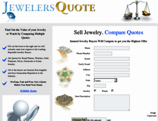 jewelersquote.com screenshot