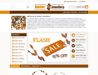 jewellery-amber.co.uk screenshot