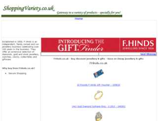 jewellery-gifts.shoppingvariety.co.uk screenshot